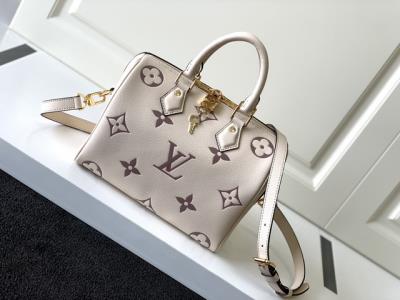 wholesale quality louis vuitton white speedy bandoulière 25 m58948 