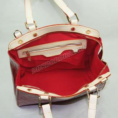 discount louis vuitton handbags monogram vernis m91622 red wholesale