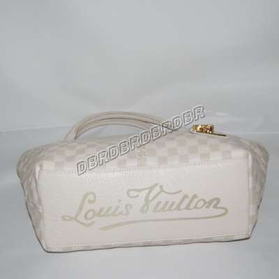 discount louis vuitton handbags leather n95017 white wholesale