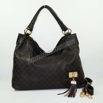 Discount Louis Vuitton Handbags Leather N95094 Coffee Wholesale