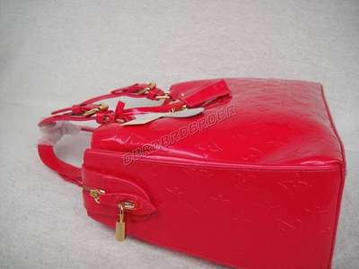 discount louis vuitton handbags monogram vernis 93757 rose red wholesale