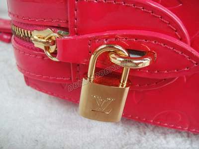 discount louis vuitton handbags monogram vernis 93757 rose red wholesale