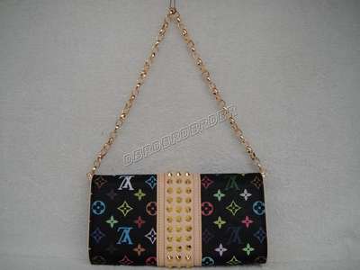 discount louis vuitton handbags monogram multicolore m45640 black wholesale