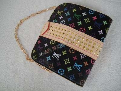 discount louis vuitton handbags monogram multicolore m45640 black wholesale