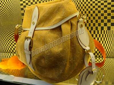 discount louis vuitton handbags monogram denim m95860 yellow wholesale