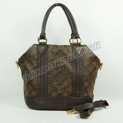 Discount Louis Vuitton Handbags Leather M1058 Coffee Wholesale