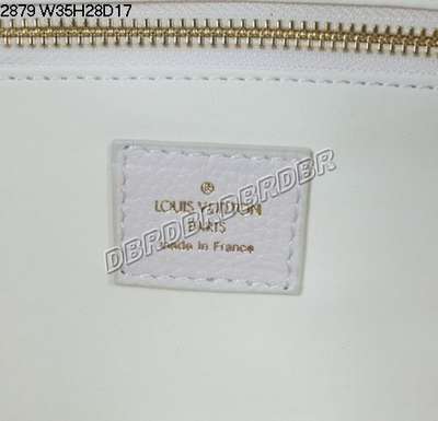 discount louis vuitton handbags leather 2879 beige white wholesale