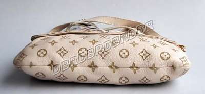 discount louis vuitton handbags leather m95825 beige white wholesale