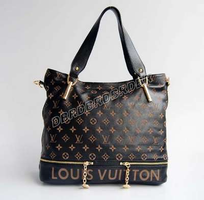 Discount Louis Vuitton Handbags Leather M95826 monogram black Wholesale