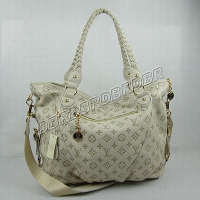 discount louis vuitton handbags leather m98873 beige white wholesale