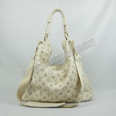 Discount Louis Vuitton Handbags Leather M95981 beige white Wholesale