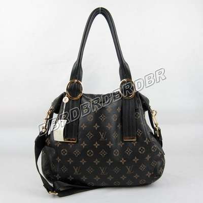 Discount Louis Vuitton Handbags Leather M41303 black Wholesale