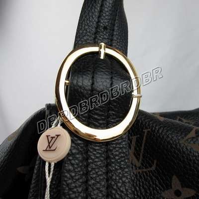 discount louis vuitton handbags leather m41303 black wholesale