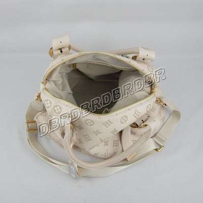 discount louis vuitton handbags leather m41303 beige white wholesale