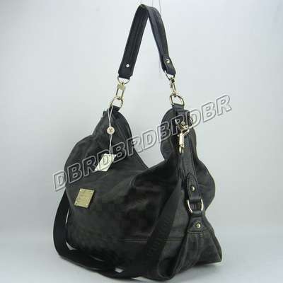 discount louis vuitton handbags leather n95019 black wholesale