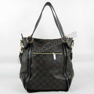 discount louis vuitton handbags leather n41306 black wholesale