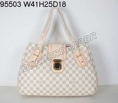 Discount Louis Vuitton Handbags Damier Azur Canvas N95503 white Wholesale