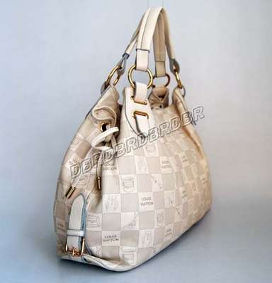 discount louis vuitton handbags leather m95131 beige white wholesale