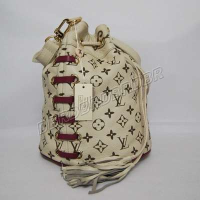 discount louis vuitton handbags leather m8027 beige white wholesale