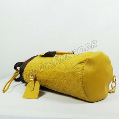 discount louis vuitton handbags leather m40361 yellow wholesale