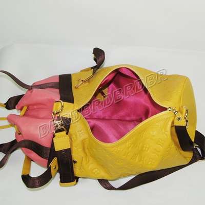 discount louis vuitton handbags leather m40361 yellow wholesale