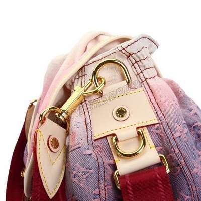 discount louis vuitton handbags monogram denim m93188 pink wholesale