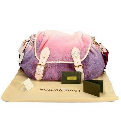 discount louis vuitton handbags monogram denim m93188 pink wholesale