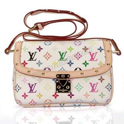 discount louis vuitton handbags monogram multicolore m92661 white wholesale