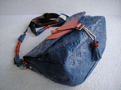 discount louis vuitton handbags leather m95381 satchel blue wholesale