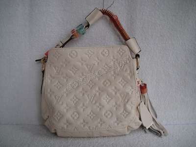 discount louis vuitton handbags leather m95383 white wholesale