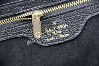 discount louis vuitton handbags leather m98039 black wholesale