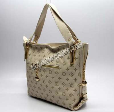 discount louis vuitton handbags leather m98039 monogram beige white wholesale