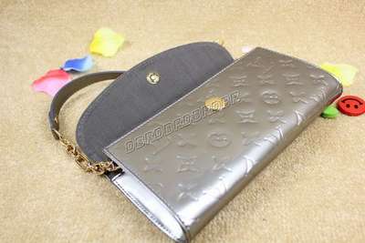 discount louis vuitton handbags monogram vernis 93541 gray silver wholesale