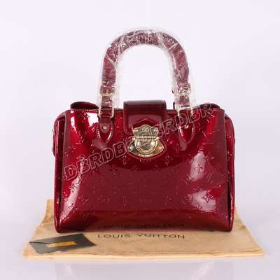 discount louis vuitton handbags monogram vernis m93757 purplish red wholesale