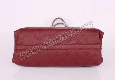 discount louis vuitton handbags monogram mahina m93465 purplish red wholesale