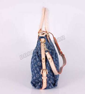 discount louis vuitton handbags monogram denim m95350 blue wholesale