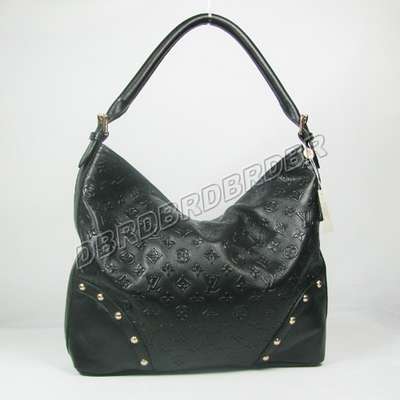 discount louis vuitton handbags leather m12830 black wholesale