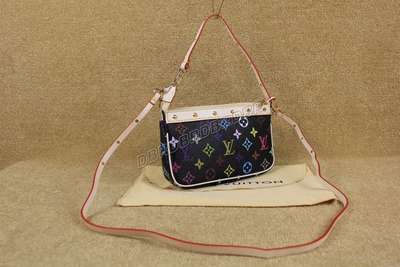 discount louis vuitton handbags monogram multicolore m92648 black wholesale