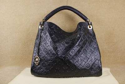 discount louis vuitton handbags monogram empreinte m93447 black wholesale