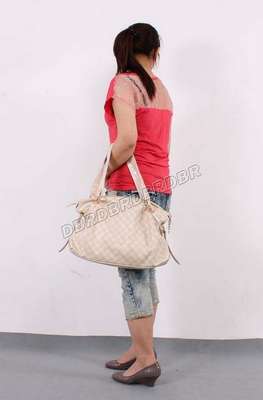 discount louis vuitton handbags leather m93083 beige white wholesale