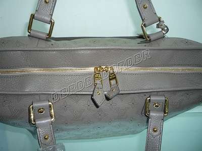 discount louis vuitton handbags monogram mahina m93178 gray wholesale