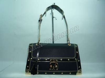 Discount Louis Vuitton Handbags Suhali Leather M91820 black Wholesale