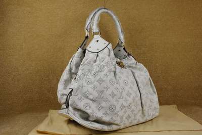 discount louis vuitton handbags monogram mahina m93441 beige white wholesale