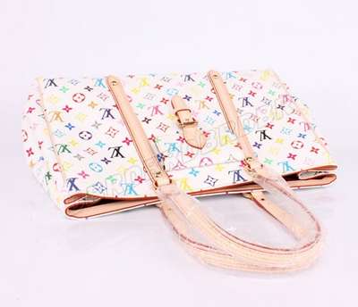 discount louis vuitton handbags monogram multicolore m40100 white wholesale