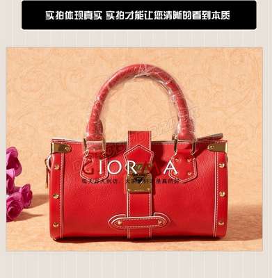 Discount Louis Vuitton Handbags Suhali Leather M91850 Red Wholesale