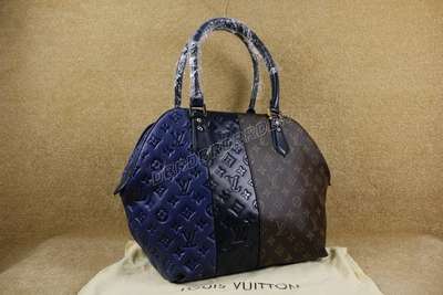 discount louis vuitton handbags monogram canvas m40504 blue wholesale