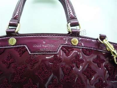 discount louis vuitton handbags monogram vernis m40607 purple wholesale