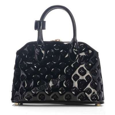 discount louis vuitton handbags monogram vernis m91873 black wholesale