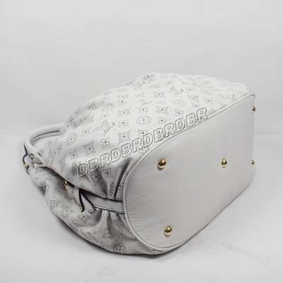 discount louis vuitton handbags monogram mahina m95545 beige white wholesale