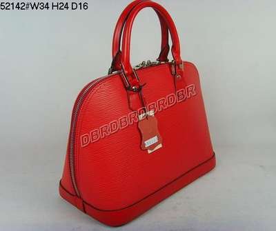 discount louis vuitton handbags epi leather m52142 orange wholesale